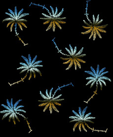 大牌男装椰树乱花