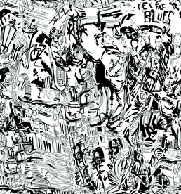 大牌男装抽象线条音乐元素