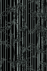 手绘男装单色竹子