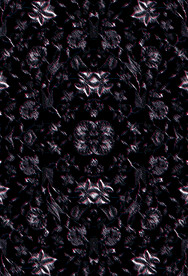 男装抽象对称花