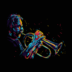 小号演奏简笔画