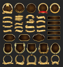 徽标环纹素材合集