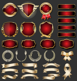 徽标环纹素材合集