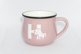 粉色小马图案水杯