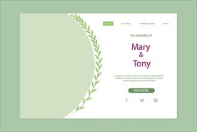 婚礼网站登陆页面