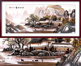 国画山水画