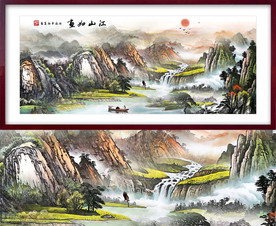 国画山水画