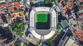 体育馆俯瞰图片