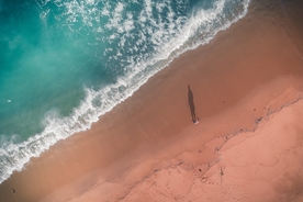 海滩沙滩俯瞰图片