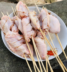 烧烤鸡翅