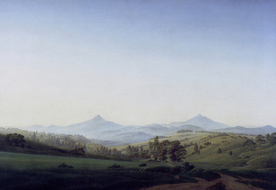 暗色风格古典风景油画