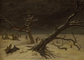 暗色风格古典油画