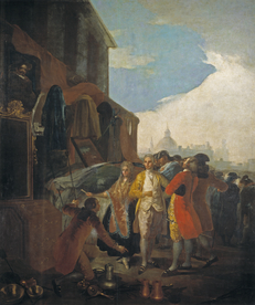 欧式古典人物油画作品