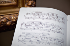 乐曲音符歌谱图片