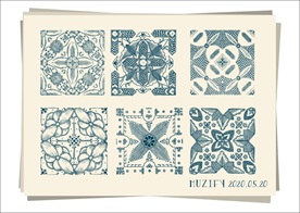 6款入花纹底纹手绘稿