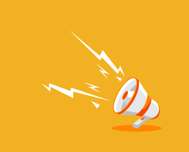 扬声器 呼喊 卡通 夸张 喇叭