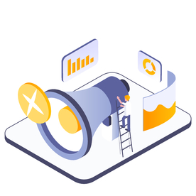 扬声器 呼喊 卡通 夸张 喇叭