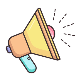 扬声器 呼喊 卡通 夸张 喇叭