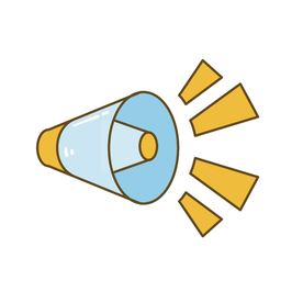 扬声器 呼喊 卡通 夸张 喇叭