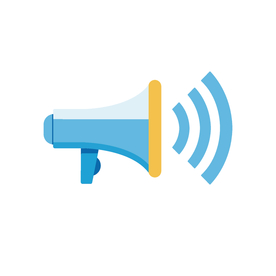 扬声器 呼喊 卡通 夸张 喇叭