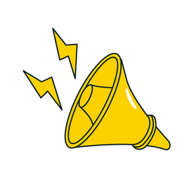 扬声器 呼喊 卡通 夸张 喇叭