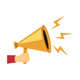 扬声器 呼喊 卡通 夸张 喇叭