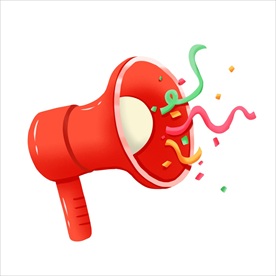 扬声器 呼喊 卡通 夸张 喇叭