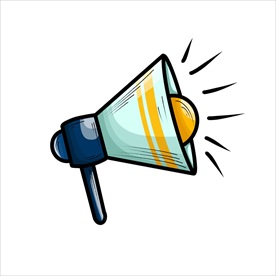 扬声器 呼喊 卡通 夸张 喇叭