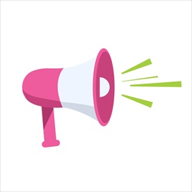 扬声器 呼喊 卡通 夸张 喇叭