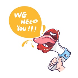 扬声器 呼喊 卡通 夸张 喇叭