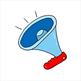 扬声器 呼喊 卡通 夸张 喇叭