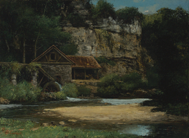 复古写实风景油画