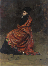 复古人物形象绘画