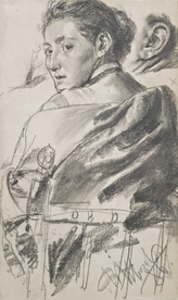 复古人物形象绘画