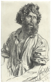 复古人物形象绘画