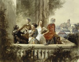 复古写实主义人物绘画