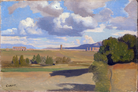 复古写实风景油画