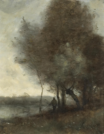 复古写实风景油画