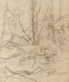 复古写实风景油画