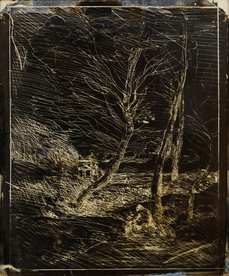 复古写实风景油画