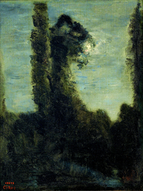 复古写实风景油画