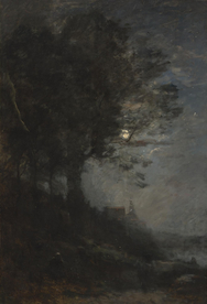 复古写实风景油画