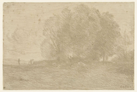 复古写实风景油画