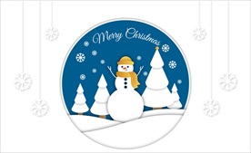 圣诞节雪人