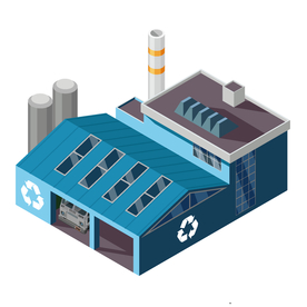 垃圾场立体模型