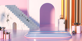 几何场景 背景 电商 主图 产