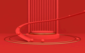 红色背景 红色会议背景 红色科