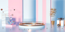 几何 场景 背景 电商 主图