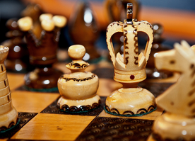 国际象棋博弈图片