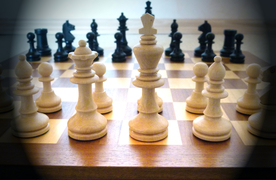 国际象棋博弈图片